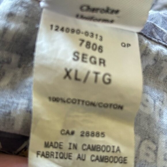 Dr. Seuss Green Eggs and Ham Scrub Top Shirt Gray Size XL - Picture 11 of 11